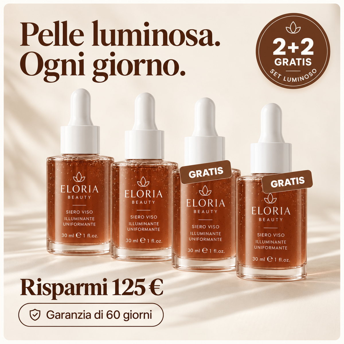 Eloria Lumière Blocca le macchie scure alla radice
